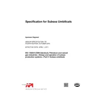 API Spec 17E:2010