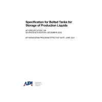 API Spec 12B
