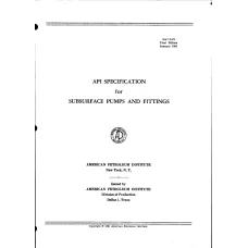 API 11AX First Edition