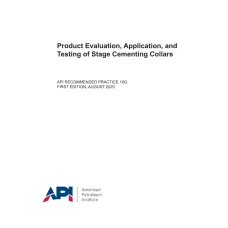 API Recommended Practice(RP) 10G