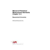 API MPMS Chapter 13.3:2016