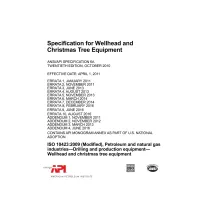 API Spec 6A:2010