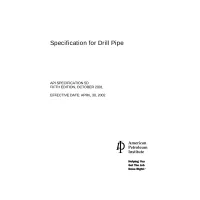API Spec 5D:2001