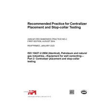 API RP 10D-2 (R2020)