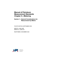 API MPMS Chapter 5.1 (R2022)