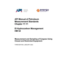 API MPMS Chapter 17.11 / EI HM 52:2024