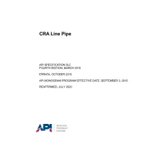 API Spec 5LC (R2020)