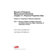API MPMS Chapter 11.4 Part 1 (R2013)