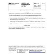 SAE AIR4496A SAE AIR4496A