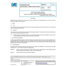 SAE AMS4193D SAE AMS4193D
