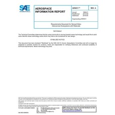 SAE AIR4911A SAE AIR4911A