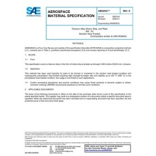 SAE AMS4903D SAE AMS4903D