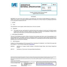 SAE AMS7882D SAE AMS7882D