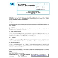 SAE AMS7911E SAE AMS7911E