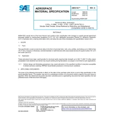 SAE AMS4163G:2022 SAE AMS4163G:2022