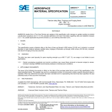 SAE AMS6910D SAE AMS6910D