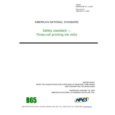 ANSI B65/NAPIM 177.1-2007