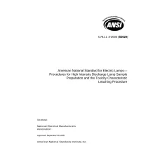 ANSI C78.LL 3-2003 (R2008, R2015, S2020)