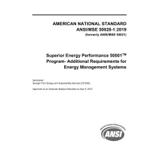 ANSI MSE 50028-1:2019 ANSI MSE 50028-1:2019