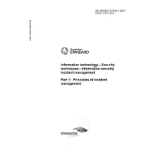 AS ISO/IEC 27035.1:2017 AS ISO/IEC 27035.1:2017