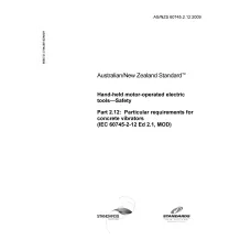 AS/NZS 60745.2.12:2009