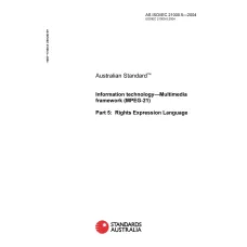 AS ISO IEC 21000.5-2004