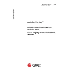 AS ISO IEC 11179.3-2005 AS ISO IEC 11179.3-2005