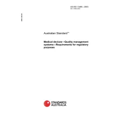 AS ISO 13485-2003 AS ISO 13485-2003