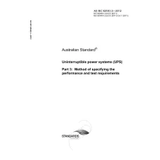 AS IEC 62040.3-2012 AS IEC 62040.3-2012