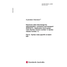 AS ISO 9735.2-2003 AS ISO 9735.2-2003