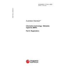 AS ISO IEC 11179.6-2005 AS ISO IEC 11179.6-2005