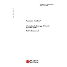 AS ISO/IEC 11179.1-2005 AS ISO/IEC 11179.1-2005