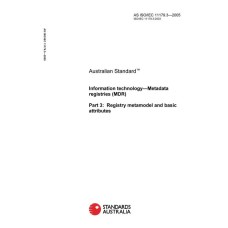 AS ISO/IEC 11179.3-2005 AS ISO/IEC 11179.3-2005