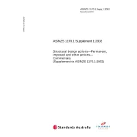 AS/NZS 1170.1 SUPP 1:2002