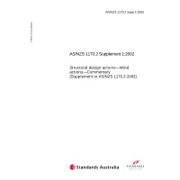 AS/NZS 1170.2 SUPP 1:2002