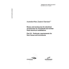 AS/NZS IEC 60670.23:2012 AS/NZS IEC 60670.23:2012