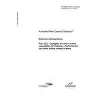 AS/NZS 60079.35.2:2012