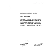 AS/NZS 61347.2.10:2019
