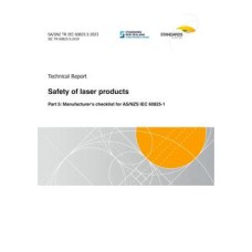SA/SNZ TR IEC 60825.5:2023