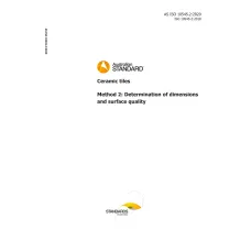 AS ISO 10545.2:2020 AS ISO 10545.2:2020