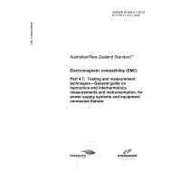 AS/NZS 61000.4.7:2012