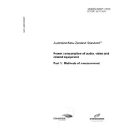 AS/NZS 62087.1:2010