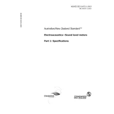 AS/NZS IEC 61672.1:2019 AS/NZS IEC 61672.1:2019