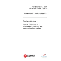 AS/NZS 60695.11.4:2004