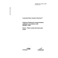 AS/NZS IEC 61935.2:2006