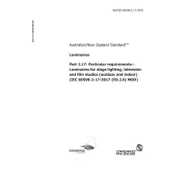 AS/NZS 60598.2.17:2019
