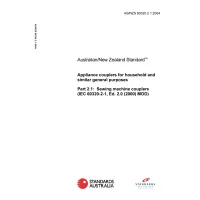 AS/NZS 60320.2.1:2004