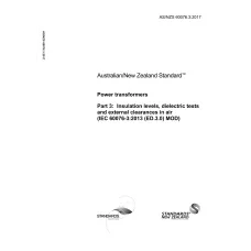 AS/NZS 60076.3:2017 AS/NZS 60076.3:2017