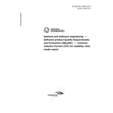 AS ISO/IEC 25064:2019 AS ISO/IEC 25064:2019