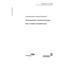 AS/NZS IEC 61672.2:2019